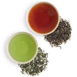 loose groupings and cups of Seasonal Tea
